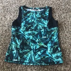 Athleta tank / swim rash guard